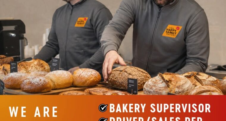 We’re looking bakery Supervisor