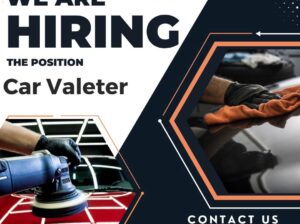 WE’RE HIRING: Car Valeter Wanted