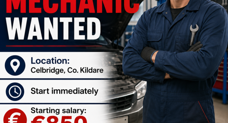 Experienced Car Mechanic Wanted – Celbri...