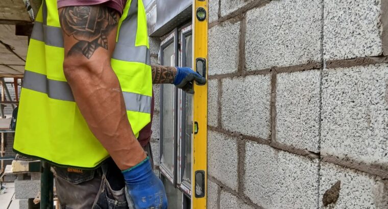 Experienced Bricklayers Wanted in Dublin – €1,200–€1,500 per Week