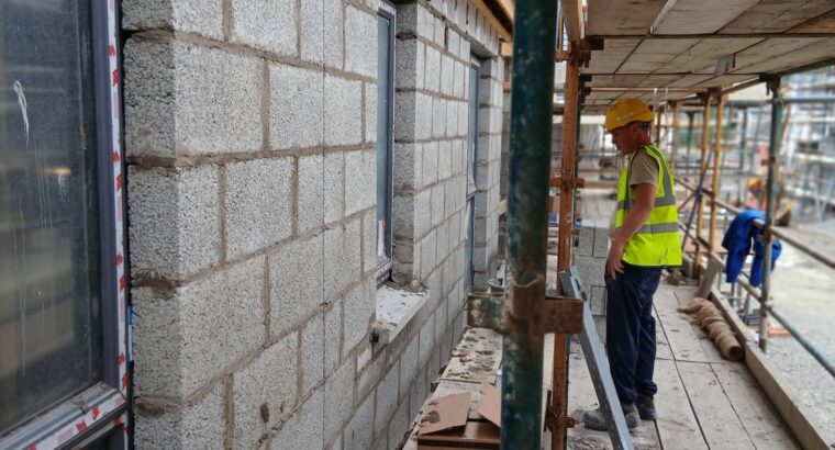 Experienced Bricklayers Wanted in Dublin – €1,200–€1,500 per Week