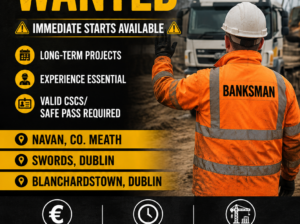 Banksmen Wanted – Immediate Start